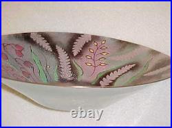 11 Ruth Lutman Modern Midcentury Enamel Copper Art Bowl 1950s Abstract Painting