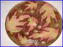 11 Signed Millie Crutchfield Modern Enamel Copper Art Plate Midcentury Painting