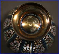 19th Century Russian Faberge Enamel Bowl By Pavel Ovchinnikov