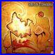 Abstract art painting contemporary figures surrealism cyber landscape gold paint