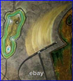 Abstract art painting contemporary modernism surrealism body nude woman figures