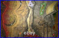 Abstract art painting contemporary modernism surrealism body nude woman figures