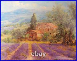 Antique French Limoges Enamel on Copper Miniature Landscape Plaque Painting