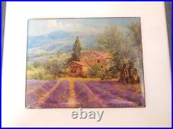 Antique French Limoges Enamel on Copper Miniature Landscape Plaque Painting