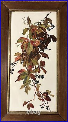 Antique Paintings Set of Two Flower art