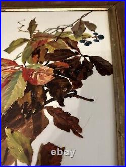 Antique Paintings Set of Two Flower art