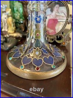 Art Wine Goblet/Chalice-Enameled/Gold Trim and Jewels