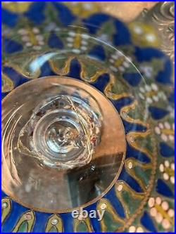 Art Wine Goblet/Chalice-Enameled/Gold Trim and Jewels