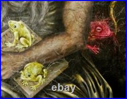 Art painting modern religion sacred portrait moses frog old testament holy bible