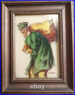 Artini Enamel Hand Painted Pictures Collectible Art