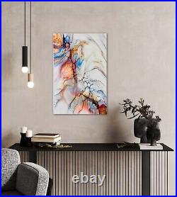 Best Painting Fluid Art Original signed Wall Decor Gift Abstract