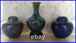 Bronze vases in cloisonné enamel China Asian Art
