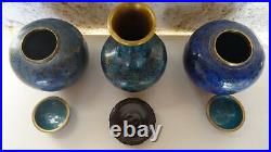 Bronze vases in cloisonné enamel China Asian Art