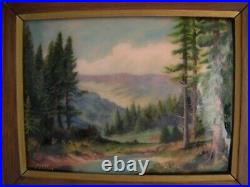 C. FAURE, LIMOGES, VINTAGE FRENCH ENAMEL ON COPPER PAINTING, SIGNED, MID 20th