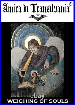 Collectible sacred art figurative guardian angels protector seal decor paintings