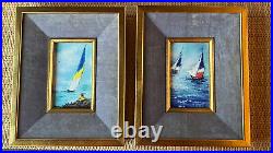 Copper Enamel Impressionist Art Signed RAPHAEL from the 1960s & 1970s MCM