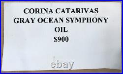 Corina Catarivas Oil/enamel/collage Painting-great Ocean Symphony