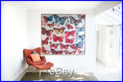 DAVID BROMLEY'Spring Butterfly' (198x198) Acrylic & enamel on canvas (RRP $28k)