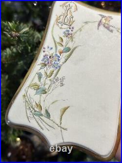 Door Menu & Porcelain Painted/Enamelled & Art Nouveau