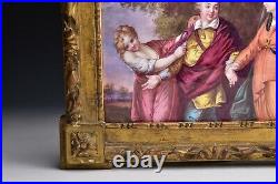 Enamel on Copper Painting David Garrick Tragedy and Comedy 18th / 19th Century