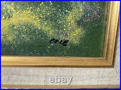 Enamel on Copper Painting Signed Cole