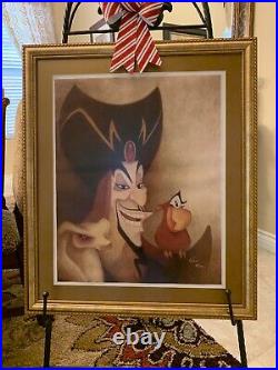 Evil and Sarcastic Rare limited addition Giclee on canvas matted and framed