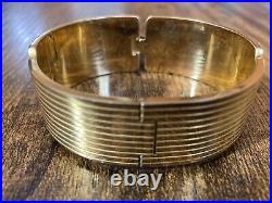 Fabulous Art Deco Michaela Frey Wein Enamel Bracelet Bangle