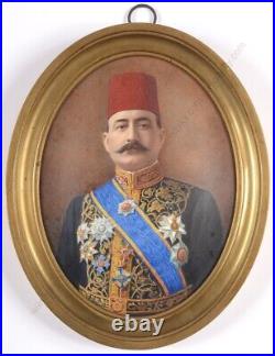 Gabriel Dufaux (1879-1938) Salih Münir Turkish Ambassador /Paris miniature (m)