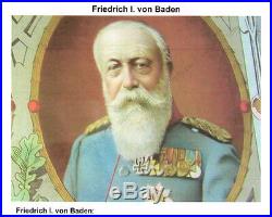 Grand Duke Friedrich I of Baden, high quality enamel miniature! , ca. 1900