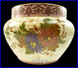 HARRACH Glass Art Nouveau Painted Enamelled and Gilded