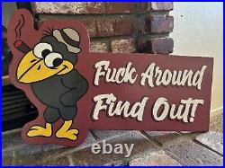 Hand Painted tattoo shop Sign Sailor Jerry Barber Sign Traditional Pin Striping