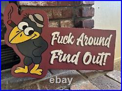 Hand Painted tattoo shop Sign Sailor Jerry Barber Sign Traditional Pin Striping