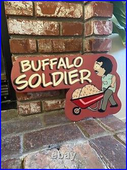 Handmade South Park Buffalo Soldier Painted Bar sign game Room 420