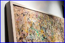Huge Abstract Painting Signed Jackson Pollock Extensive Testing DONE IN USA UK