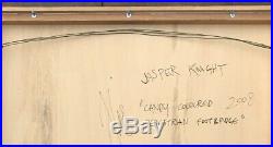 Jasper Knight CANDY COLOURED PEDESTRIAN FOOTBRIDGE2008Enamel OnPerspex 90x90cm