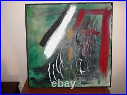 MCM style Abstract Expressionist Painting Original abstract Art