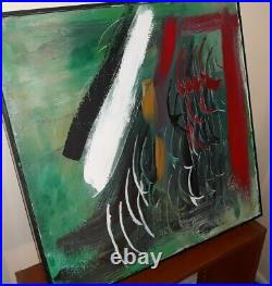 MCM style Abstract Expressionist Painting Original abstract Art