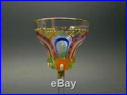 Meyr's Neffe Art Nouveau Hand Painted Enameled Cordial Glass