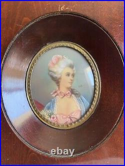 Mini French Portrait Napoleon Duke of Reichstadt Lady Marquise De Brincourt
