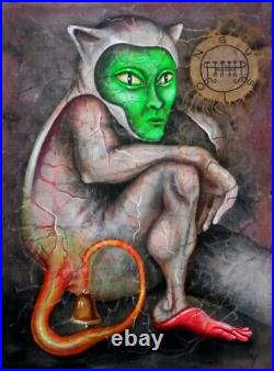 Modern contemporary art painting figurative ars goetia lemegeton gusion demons