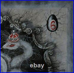 Modern contemporary art painting figurative realism occult esoteric black magic