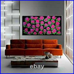 Original Abstract Modern New Painting handmade signed Large framed xxx Canvas