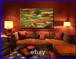 Original Modern handmade Painting Large Abstract Home signed framed xxx Canvas