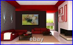 Original Modern handmade Painting Large Abstract signed framed xxx Canvas Home