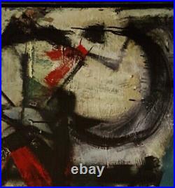 Original Oil Painting, Fine Art, Abstract Formalist Painting, 48 X 48 Canvas