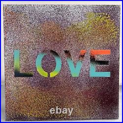 Original RARE Val Kilmer Signed Painting 2023 LOVE contemporary Art Modern Actor