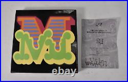 Our Types Single Letter Spray Paint & Gloss Enamel Canvas Signed Letter M