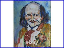 Picasso Bibi la Purée Portrait, Enamel on Copper Depiction, Vintage, Framed