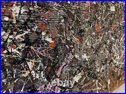 Rare Rare Jackson Pollock painting Drip Art Painting Expressionist painting
