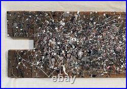 Rare Rare Jackson Pollock painting Drip Art Painting Expressionist painting
